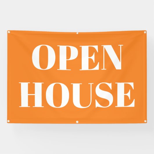 OPEN HOUSE Banner (Horizontal)