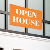 OPEN HOUSE Banner (Äußeres Gebäude)