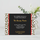 Open House Boutique Einladung (Stehend Vorderseite)