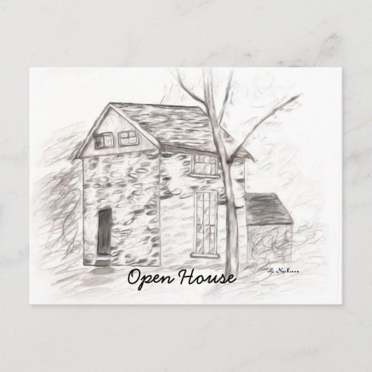 Open House Cards Postkarte (Vorderseite)