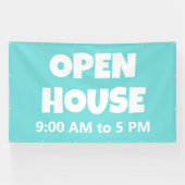 OPEN HOUSE Custom Banner (Horizontal)