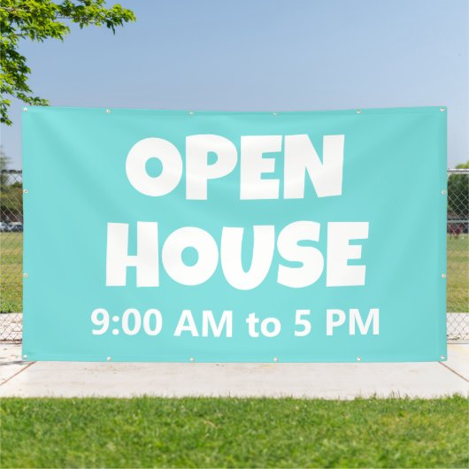 OPEN HOUSE Custom Banner (Außenbereich)
