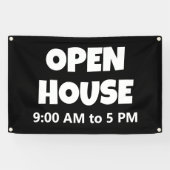 OPEN HOUSE Custom Banner (Horizontal)