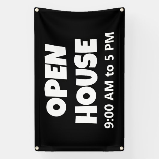 OPEN HOUSE Custom Banner (Vertikal)