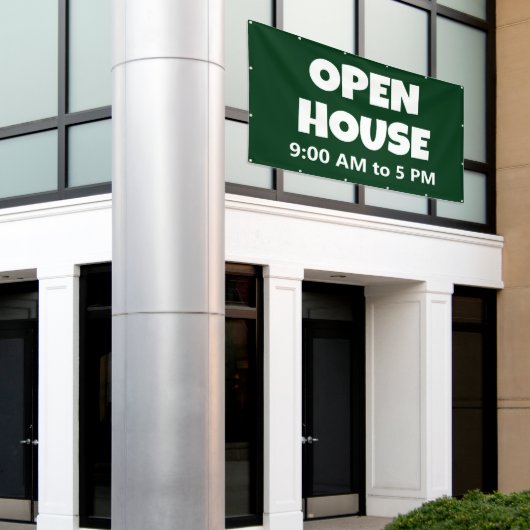 OPEN HOUSE Custom Banner (Äußeres Gebäude)