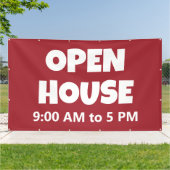 OPEN HOUSE Custom Banner (Außenbereich)