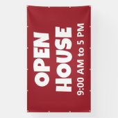 OPEN HOUSE Custom Banner (Vertikal)
