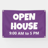 OPEN HOUSE Custom Banner (Horizontal)