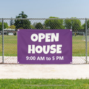 OPEN HOUSE Custom Banner