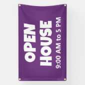 OPEN HOUSE Custom Banner (Vertikal)