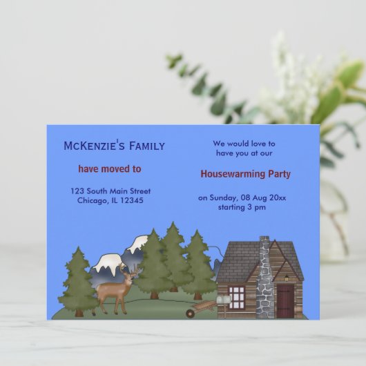 Open House Einladung (Stehend Vorderseite)