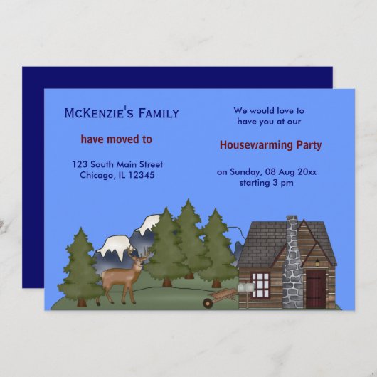 Open House Einladung (Vorne/Hinten)