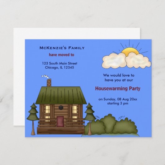 Open House Einladung (Vorne/Hinten)