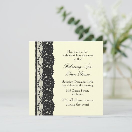 Open House Elfenbeinküste Einladung (Stehend Vorderseite)