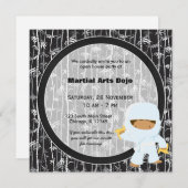 Open House für Kampfkunst Einladung (Vorne/Hinten)