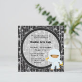 Open House für Kampfkunst Einladung (Stehend Vorderseite)