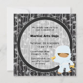 Open House für Kampfkunst Einladung (Vorderseite)