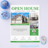 Open House Green Real Anwesen Flyer (Einzeln)