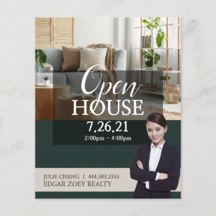 Open House Immobilien Makler Flyer