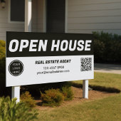 Open House l Black & White Real Anwesen Banner