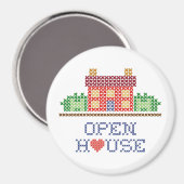 Open House Magnet (Vorderseite/Rückseite)