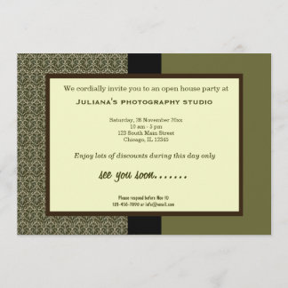 Open House New Business Einladung
