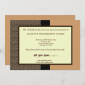 Open House New Business Einladung (Vorne/Hinten)