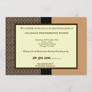 Open House New Business Einladung