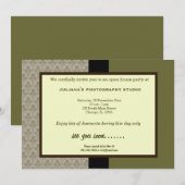 Open House New Business Einladung (Vorne/Hinten)