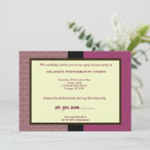 Open House New Business Einladung (Stehend Vorderseite)