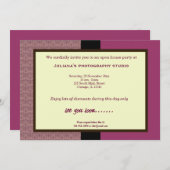 Open House New Business Einladung (Vorne/Hinten)