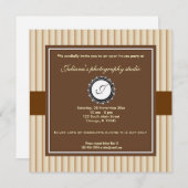 Open House New Business Einladung (Vorne/Hinten)