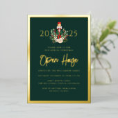 Open House Nutcracker Script Weihnachts-Party Folieneinladung (Stehend vorne)