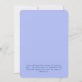 Open House Party Moderner Minimal Einladung (Rückseite)