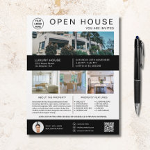 Open House Real Anwesen Broker Logo-Foto QR