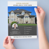 Open House Real Anwesen Flyer (Hand)