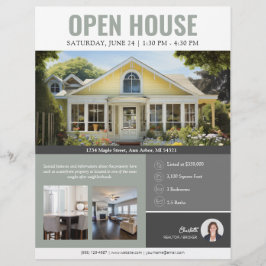 Open House Real Anwesen Flyer