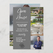 Open House | Real Anwesen Marketing Flyer Einladung (Vorne/Hinten)
