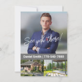 Open House | Real Anwesen Marketing Flyer Einladung (Rückseite)