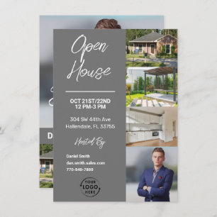 Open House Real Anwesen Marketing Flyer Einladung