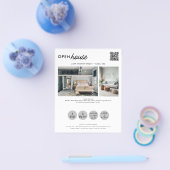 Open House Real Anwesen Nur Marketing Foto aufgeli Flyer (Einzeln)
