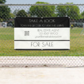 Open House Real Anwesen QR Code Property Promo Banner (Insitu)