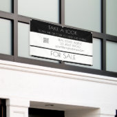 Open House Real Anwesen QR Code Property Promo Banner (Äußeres Gebäude)