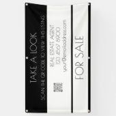 Open House Real Anwesen QR Code Property Promo Banner (Vertikal)