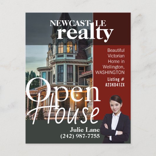 Open House Real Anwesen Realtor Flyer (Vorne)