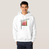 Open House Real Anwesen Sign Mens Hoodie (Vorne ganz)