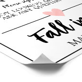 Open House Real Anwesen Signatur, Real Anwesen Poster (Ecke)