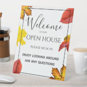 Open House Real Anwesen Zeichen, Real Anwesen fall Sockelschild (In Situ)