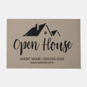 Open House Realtor Door Mat Fußmatte (Vorderseite)