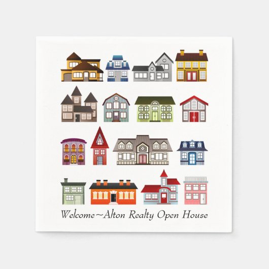 Open House Serviette (Vorderseite)